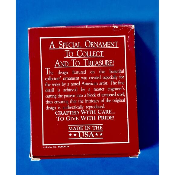 1997 Holiday Treasures Collectors’ Acrylic Lighted Candle Poinsettias Ornament - Picture 3 of 14